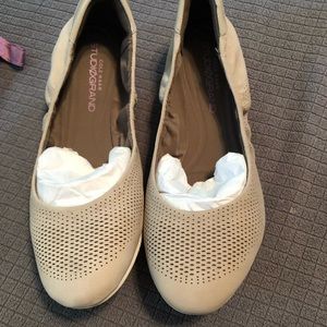 NIB Taupe Cole Haan Studio Grande Ballet Flats